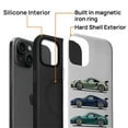 thumbnail image 3 of FKBRCL4U for iPhone 15 Compatible with Magsafe Case Old School Gray Green Blue Super Car Pattern for Girl Boy Full Body Magnetic Design Soft Silicone Protection, 3 of 7