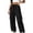 Black, variant on Work Pants for Women Yoga Leggings For Women High Waisted Yoga Casual Pants Workout Leggings Cargo With 4 Pockets Yoga Pants Black S