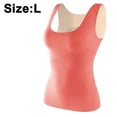 thumbnail image 1 of Camiseta térmica sin mangas para mujer, camiseta de forro polar, camiseta sin mangas, capa base, chaleco cálido sin costuras, 1 of 8