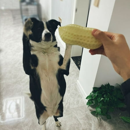 Milisten Tpr Yellow Puppy Toy for Interactive Play 1Pc