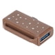 thumbnail image 5 of Unidad Flash, Diseño Push-pull USB3.0 Flash Tea Brown USB3.0 Estándar Para Almacenamiento De Datos Digitales, Transmisión E Intercambio Para Computadoras, Tabletas, Automóviles, 5 of 7