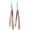 B Brown, variant on Bohemian Fringe Leather Earrrings Handmade Tassel Earrings with Turquoise Long Western Statement Dangel Earrings Vintage Long Turquoise Leather Tassel Earrings for Women Jewelry