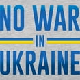 thumbnail image 3 of CafePress - No War In Ukraine - Womens Baseball Tee, 3 of 4