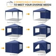 thumbnail image 4 of SANOPY 10'x 10' FT Pop Up Canopy Tent Anti-UV Waterproof Outdoor Instant Party Wedding Backyard Canopy Tent Shade Shelter for Beach Party Commercial Booth Gazebo, 4 of 10