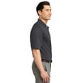 thumbnail image 3 of Port Authority Adult Male Men Plain Short Sleeves Polo Charcoal Large Tall, 3 of 4