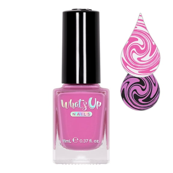 Whats Up Nails Cherished Blossoms Stamping Polish (Pink Creme) for Nail Art Designs