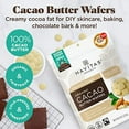 thumbnail image 2 of Navitas Organics Cacao Butter Wafers, 8oz â€” Organic, Non-GMO, Fairtrade, Gluten-Free, 2 of 3
