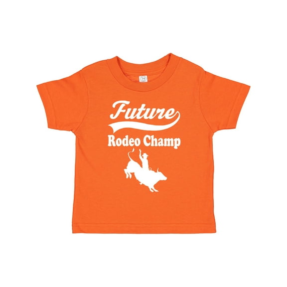 Inktastic Future Rodeo Champ Bull Rider Boys Toddler T-Shirt