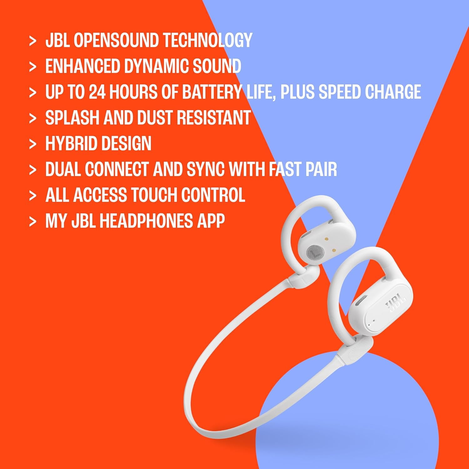 JBL Soundgear Sense - True wireless open-ear headphones - Black