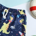 thumbnail image 5 of Boys Swim Trunks Toddler Boys Cartoon Dinosaur Printed Swim Trunks Kids Bathing Suit Beach Shorts Baby Swimsuit Dark Blue 12 Months-18 Months, 5 of 6
