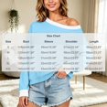 thumbnail image 3 of Enjoytime Sweatshirt for Women Patchwork Long Sleeve Off Shoulder Sweatshirt Fall Fashion Casual Pullover Tops, 3 of 8