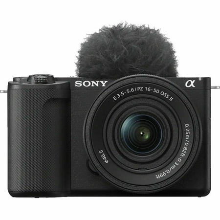 Sony - Alpha ZVE10 II: APS-C Content Creators’ Camera Kit - Black