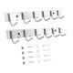 thumbnail image 5 of 2x Percheros de pared con 6 ganchos para colgar en la pared, de acero inoxidable, para cocinas, organizadores, percheros para vestidores y, 5 of 8