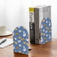 thumbnail image 5 of Naloa Chicken Family 2 Pcs Bookend Large Capacity Office Book Ends for Home Office Library School Study Decoration, 5 of 8