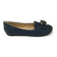 thumbnail image 2 of Victoria K Women's Dot Cut Out Front With Embossed Bow Ballerina Flats, 2 of 4