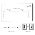 thumbnail image 6 of Wall Mounted Floating Shelf,Floating Shelves 18in Wall Mounted Wood Shelves For Bathroom Bedroom Living Room Kitchen Hanging Shelf For Books/Storage/Decor With Invisible Bracket, 6 of 7