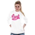 thumbnail image 5 of Crush Brest Cancer BCA Warrior Women's Long Sleeve T Shirt Brisco Brands S, 5 of 6