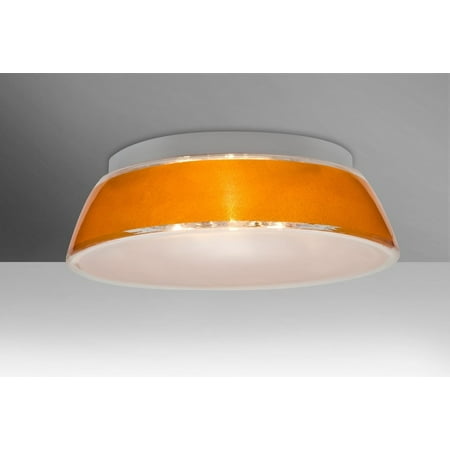 

Besa Lighting - Pica 17-Three Light Flush Mount-16.6 Inches Wide by 4.8 Inches