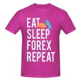 thumbnail image 5 of Eat Sleep Forex Repeat Men'S Basic Short Sleeve T-Shirt Fuchusia Medium, 5 of 5