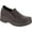 Brown Oil Nubuck Leather, variant on Easy Works by Easy Street Appreciate Women's Slip Resistant Clog Work Shoes