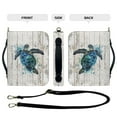 thumbnail image 5 of FOR U DESIGNS Ocean Turtle Wooden Bible Cover for Women Size M Casual PU Sturdy Bible Protective Carrier Waterproof Crossbody Backpack Bag Purse Large Capacity Bible Bag for Bible Lover, 5 of 7