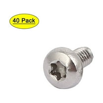 Unique Bargains M2 x 4mm 304 Stainless Steel Torx Pan Head Screws Bolts Fasteners 40pcs