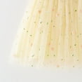 thumbnail image 5 of HAOTAGS Girl's Party Dress,Sleeveless Spaghetti Strap Tulle Overlay Slip&nbsp;Dress Yellow 1-2T, 5 of 6