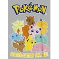 thumbnail image 2 of Boy's Pokemon Character Group Colored Graphic Tee Athletic Heather Medium, 2 of 5