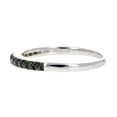 thumbnail image 3 of Vir Jewels 1/5 CTTW Black Diamond Wedding Band for Women in .925 Sterling Silver Prong Round, 3 of 8