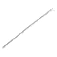 thumbnail image 4 of .925 Sterling Silver 1/4 cttw Miracle Set Diamond S Curve Link Bracelet (I-J Color, I3 Clarity) -7", 4 of 8