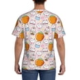 thumbnail image 3 of Vsdgher Cartoon Cute Rabbit Print Men's Dry Fit Mesh Athletic Shirts Moisture Wicking Tennis T-Shirt Tops, 3 of 9