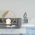 thumbnail image 2 of Estatua de Guan Yin de cristal. Escultura de figura artística de hierro y piedra. Base estable. Ideal para regalar, decorar el hogar, la ofici, 2 of 8