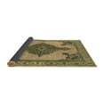 thumbnail image 2 of Ahgly Company Indoor Round Oriental Brown Industrial Area Rugs, 3' Round, 2 of 4