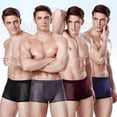 thumbnail image 3 of Men's 5-Pack Soft Bamboo Underwear - Microfiber Boxer Briefs with Stretch and Support, 3 of 5