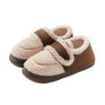 thumbnail image 4 of Brown Women Warm House Boots With Closed Toe Heel And Anti Skid Bottom Ideal For Casual Wear, 4 of 7