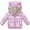 Purple, variant on Staki Baby Boys Toddlers Winter Coats Hooded Puffer Jacket Down Snow Jacket Warm Fleece Coat Solid Outerwear Baby Jacket 12M,18M,24M,2T,3T,4T,5T,6Y(Purple,12-18 Months)