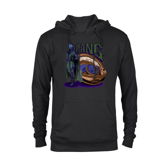 Marvel Ant-Man and the Wasp: Quantumania Kang with Time Ship - Pullover Hoodie for Adults - Customized-Black