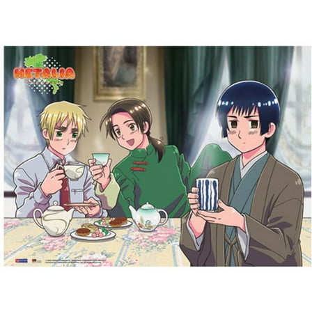 Hetalia Tea Time Wall Scroll