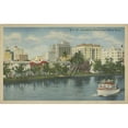 thumbnail image 3 of Unknown 14x10 Black Modern Framed Museum Art Print Titled - Miami Beach VIII, 3 of 5