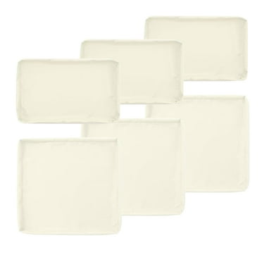 6PCS Water-Resistant Outdoor Patio Cushion Covers Replacement, Patio Cushions with Zipper, Outdoor Cushion Slipcovers for Patio Furniture, Covers Only