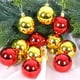thumbnail image 3 of 24 unids/set decoración colgante de estilo navideño, exquisita bola colgante de plástico con purpurina que combina con todo, decoración para el hogar, 3 of 5
