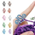 thumbnail image 2 of ZOELNIC 4PCS Handmade Crochet Tension Ring For Finger, Birthday Gifts For Women, Yarn Tension Ring For Crochet, Crochet Gifts For Crocheters, Valentines Day Gifts For Her Wife, 2 of 5