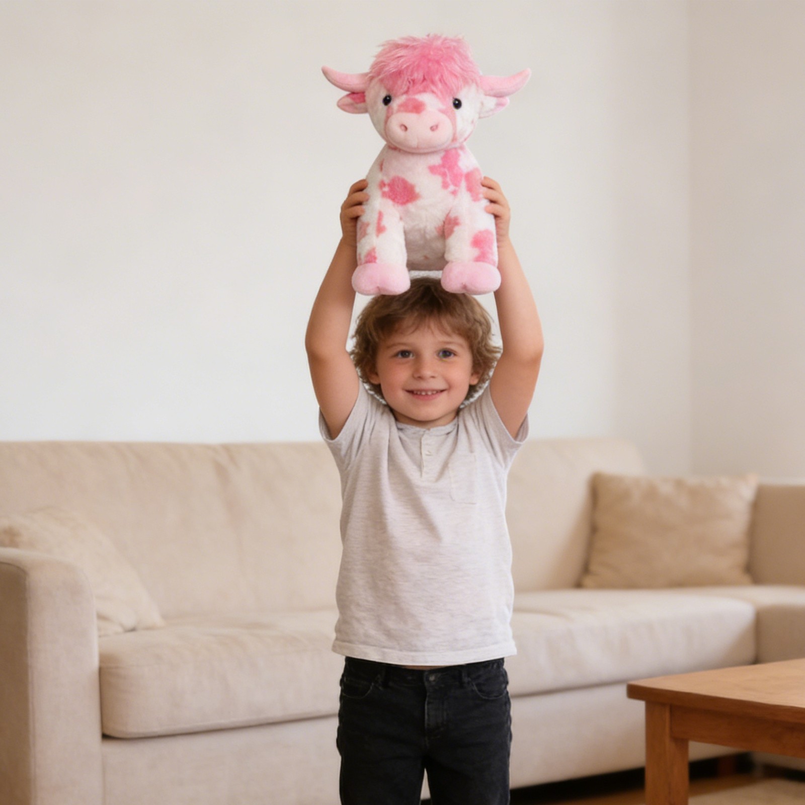 A1 Animal en peluche de vache, mignon doux peluche de vache en peluche A1 Animal en peluche de vache, mignon doux peluche de vache en peluche