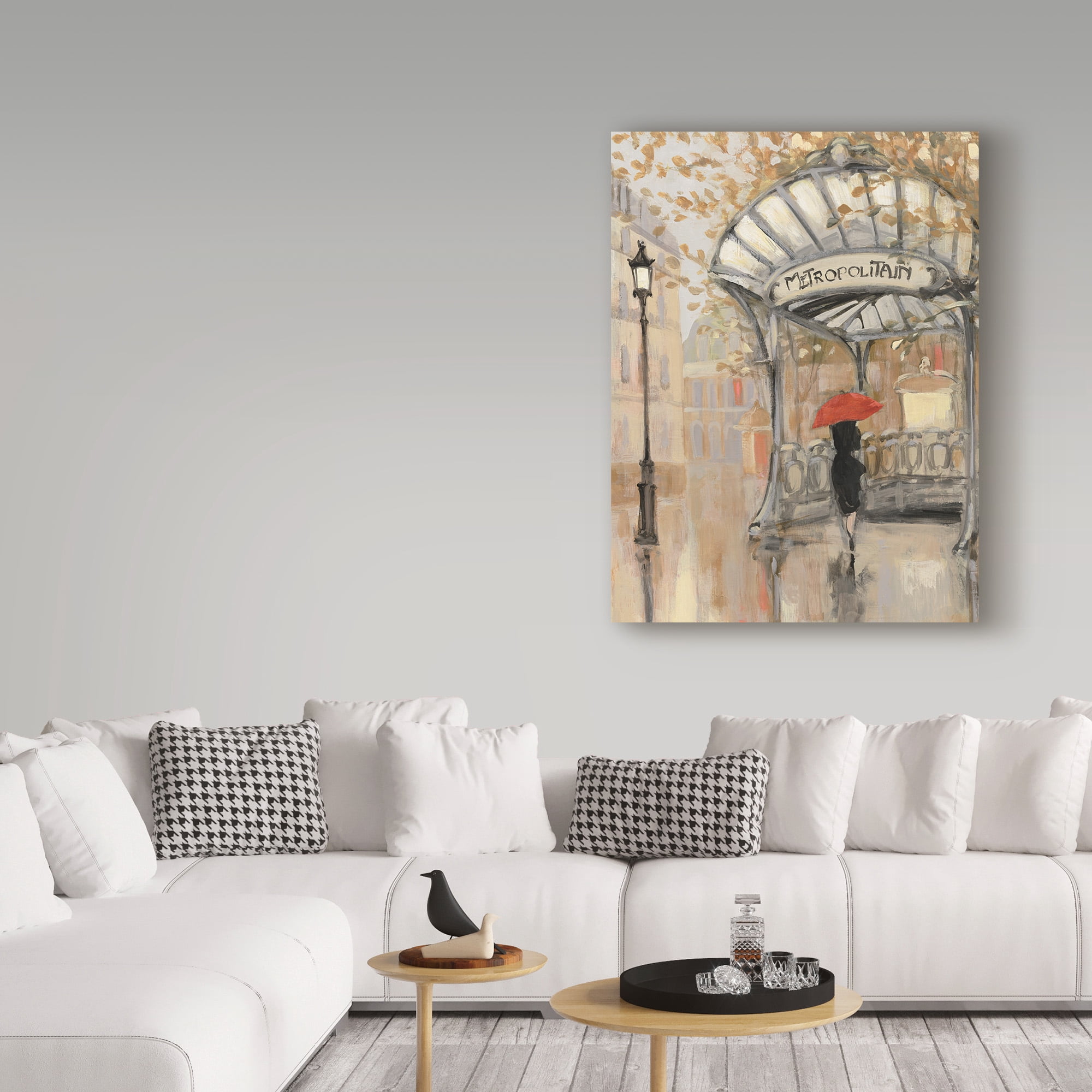 Trademark Fine Art 'To the Metro III Blue Sky' Canvas Art by Julia Purinton
