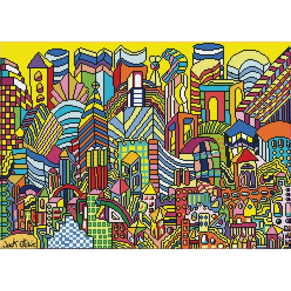 Diamond Dotz Boston 2189 Diamond Painting Kits for Adults - Diamond Art Kits a Relaxing Creative Craft Kit with Dotz Gems 19.69x27.56