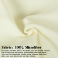 thumbnail image 6 of Ntbay 2 Pack Microfiber Toddler Pillowcases, Ultra Soft Travel Pillow Covers with Zipper Closure, 13" x 18", Ivory, 6 of 6