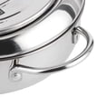 thumbnail image 4 of Compact Japanese-Style Stainless Steel Fryer with Built-In Thermometer, 24cm, Ideal for Induction Cooktops, 4 of 6