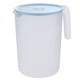thumbnail image 1 of GOOHOCHY 1pc 2000ML Hervidor de plástico para bebidas Jarra de jugo de agua fría resistente al calor con mango (Azul), 1 of 8