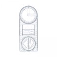 thumbnail image 1 of Regla geométrica,Dibujo de oficina de regla geométrica multifuncional,Plantilla de dibujo Herramienta de medición Matemáticas,Draft Rulers Útiles escolares Herramienta de Zulema  Regla geométrica, 1 of 8