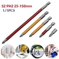 thumbnail image 2 of Hex Shank Magnetic Anti Slip Long Reach Electric Screwdriver 25-150mm Bits PH2, 2 of 4